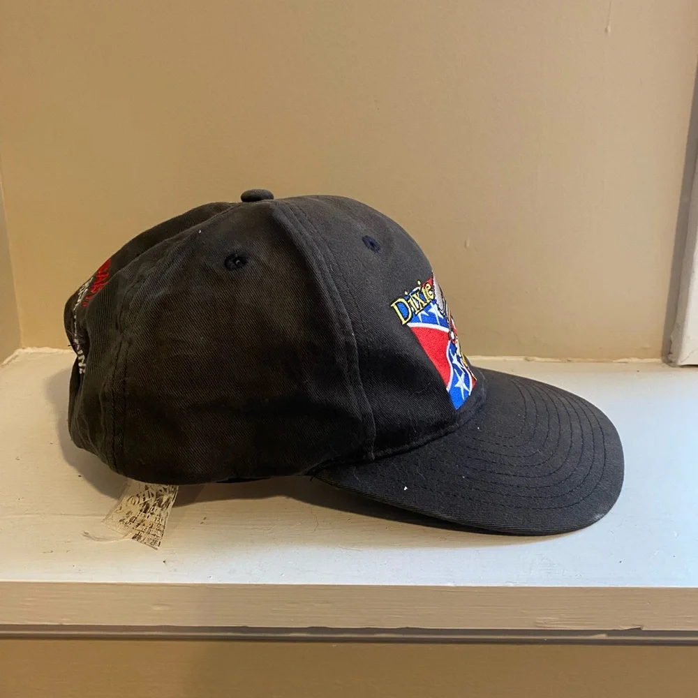 Southern Pride Civil War Dixie Johnson Black Hat - Picture 2 of 4